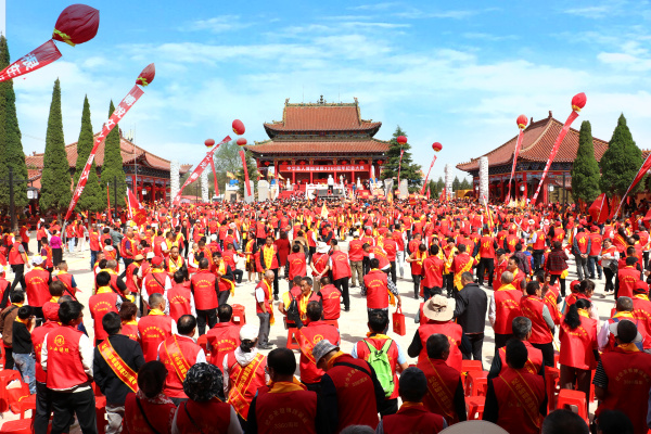 中华圣人傅說诞辰3360周年纪念大典暨《傅說圣像》开光大典在平陆圣人庙隆重举行